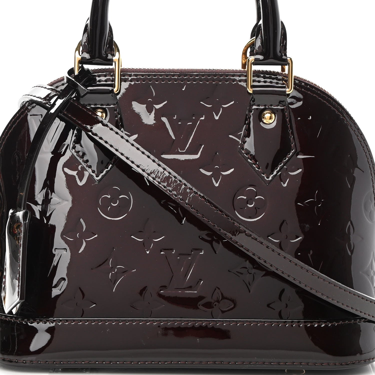 Louis Vuitton Vernis Alma BB Amarante 8 of 14