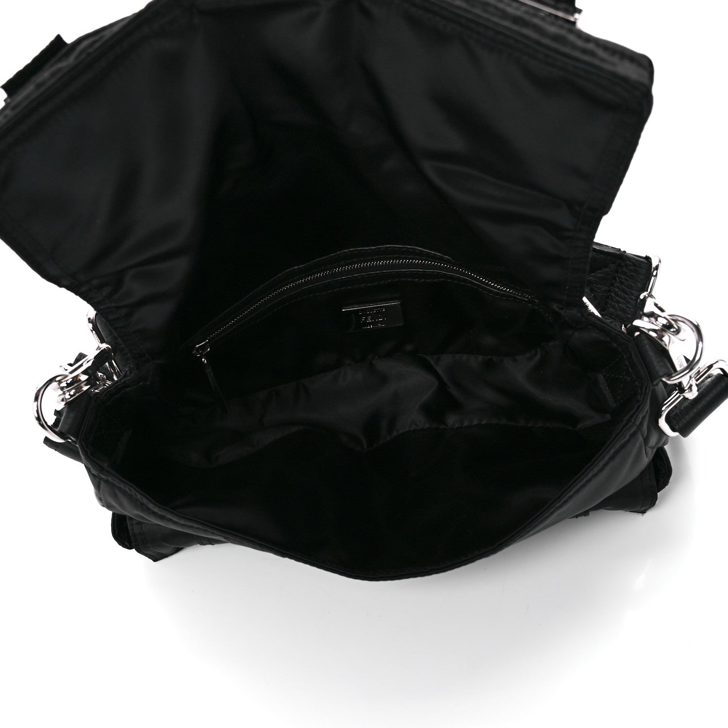 Fendi Econyl Cuoio Romano Multipocket Baguette Black 5 of 13