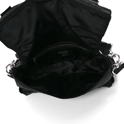 Fendi Econyl Cuoio Romano Multipocket Baguette Black 5 of 13