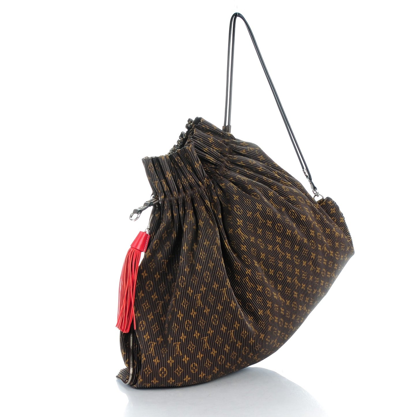 Monogram Canvas Pleated Explorer GM