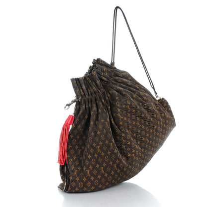 Louis Vuitton Monogram Canvas Pleated Explorer GM 3 of 7