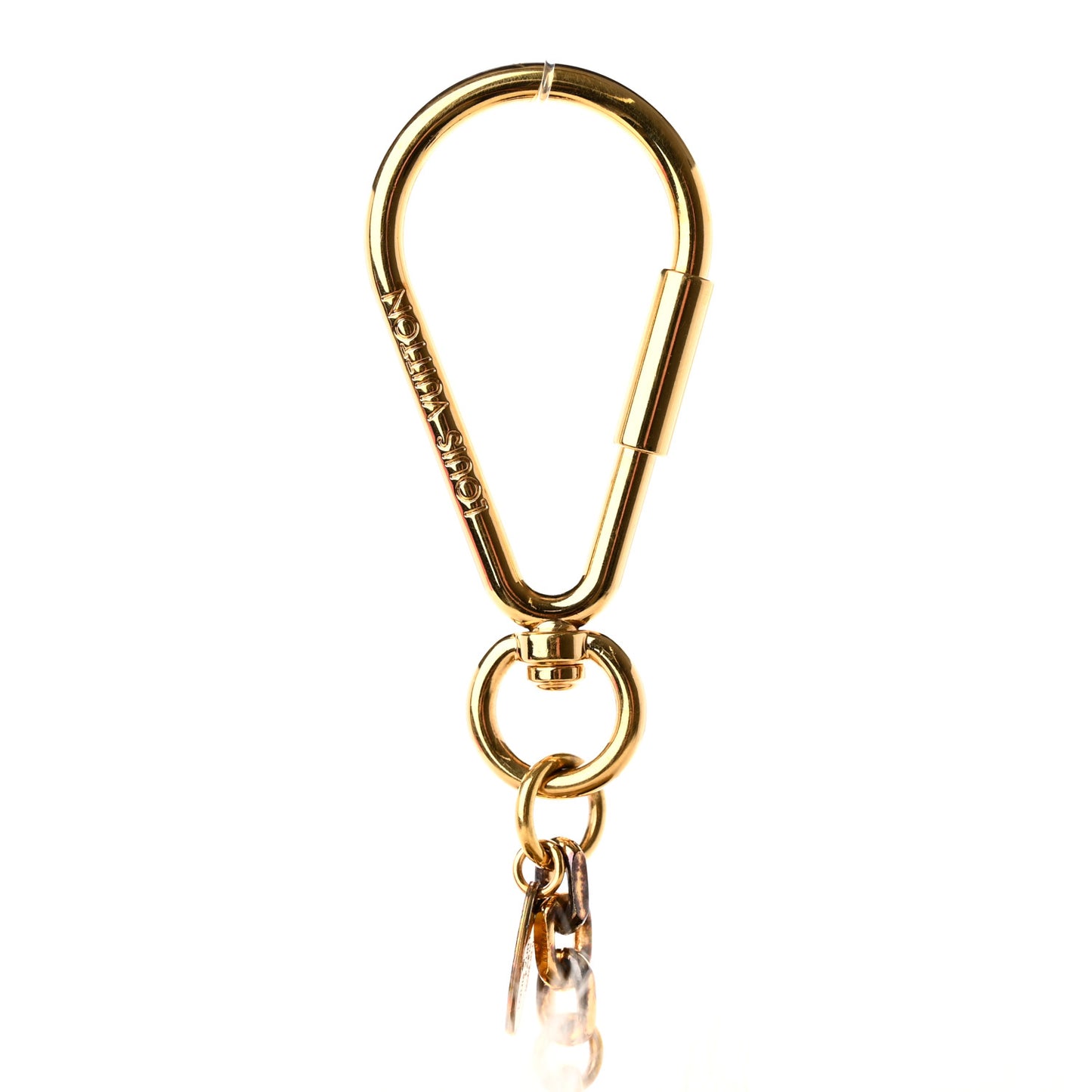 Fox Fur Fuzzy V Bag Charm White