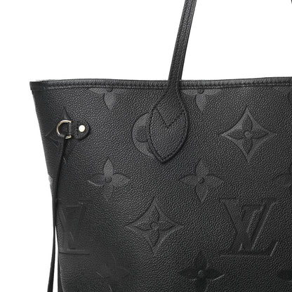 Louis Vuitton Empreinte Monogram Giant Neverfull MM Black 9 of 11