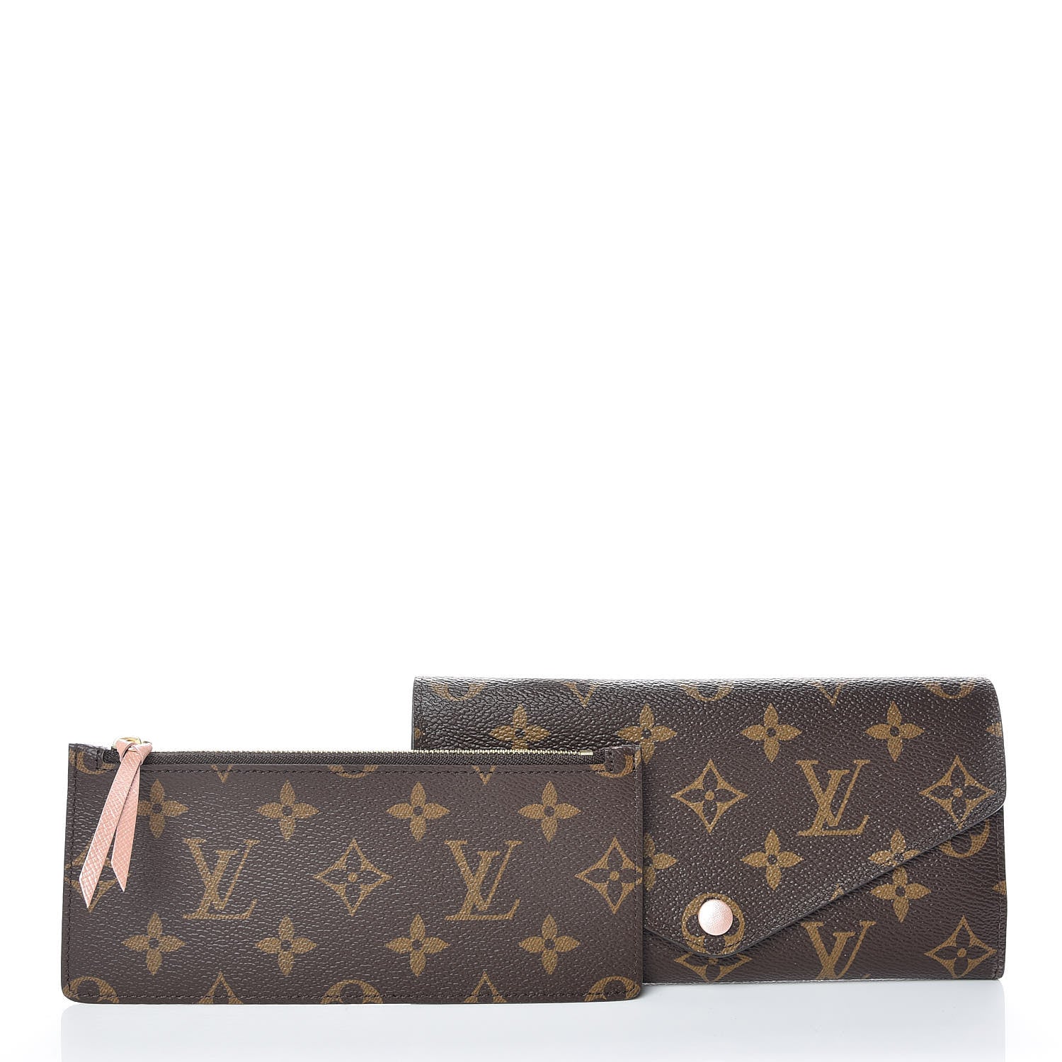 Louis Vuitton Monogram Josephine Wallet Rose Nacre 2 of 12