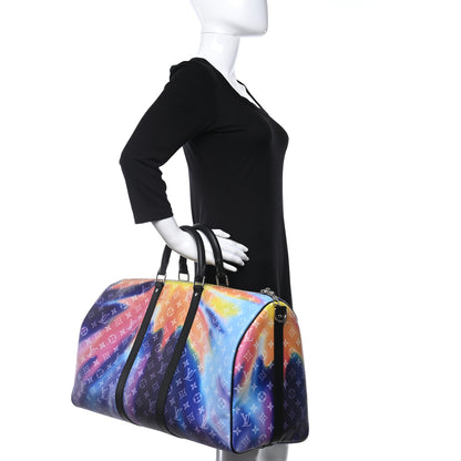Louis Vuitton Monogram Sunset Keepall Bandouliere 50 Multicolor 2 of 9