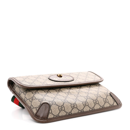 Gucci GG Supreme Monogram Neo Vintage Web Belt Bag Brown 4 of 13
