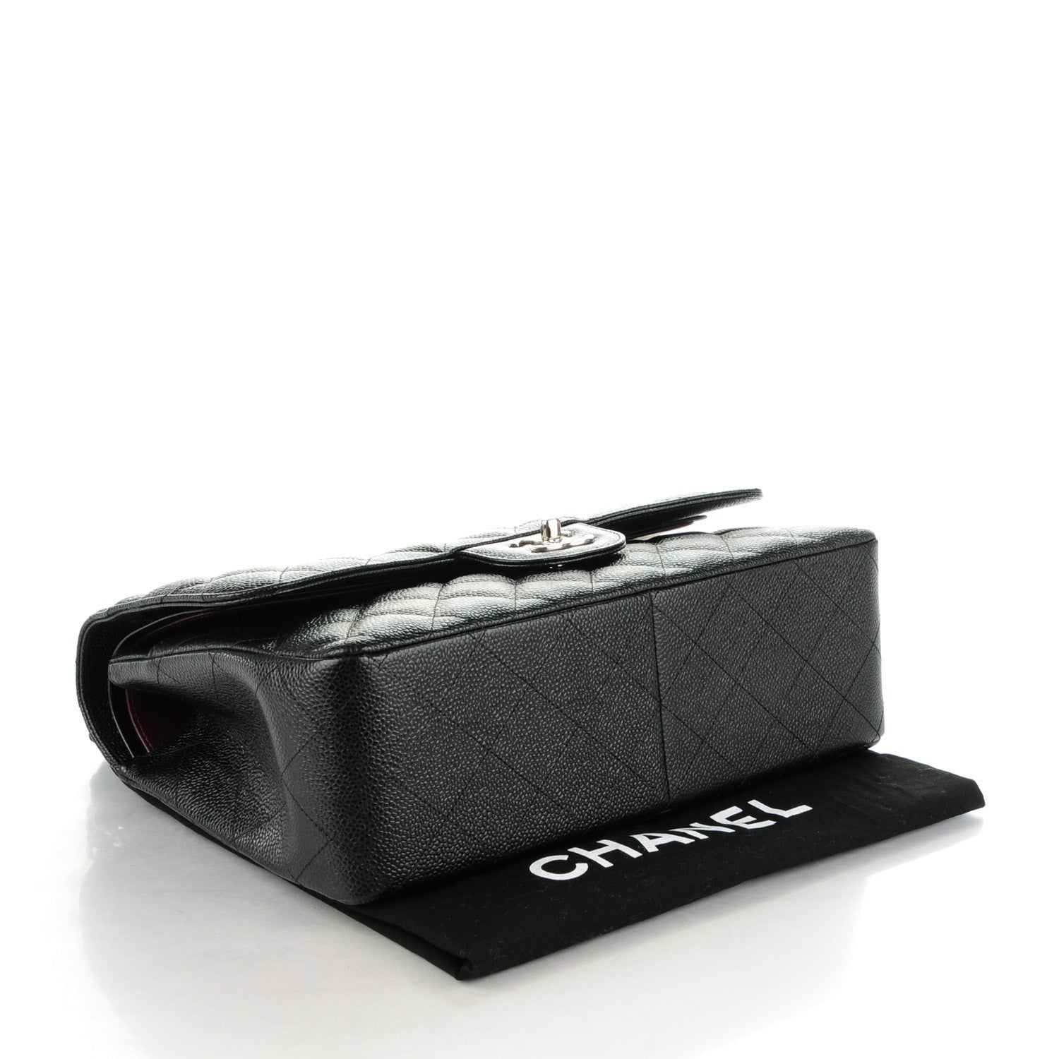 Chanel Caviar Quilted Jumbo Double Flap Black 4 of 8