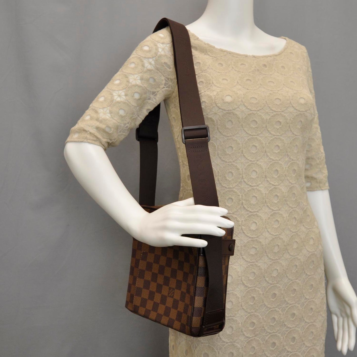 Damier Ebene Olav PM Messenger Bag