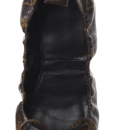 Louis Vuitton Monogram Flirty Ballerina Flats 37.5 Black 10 of 12