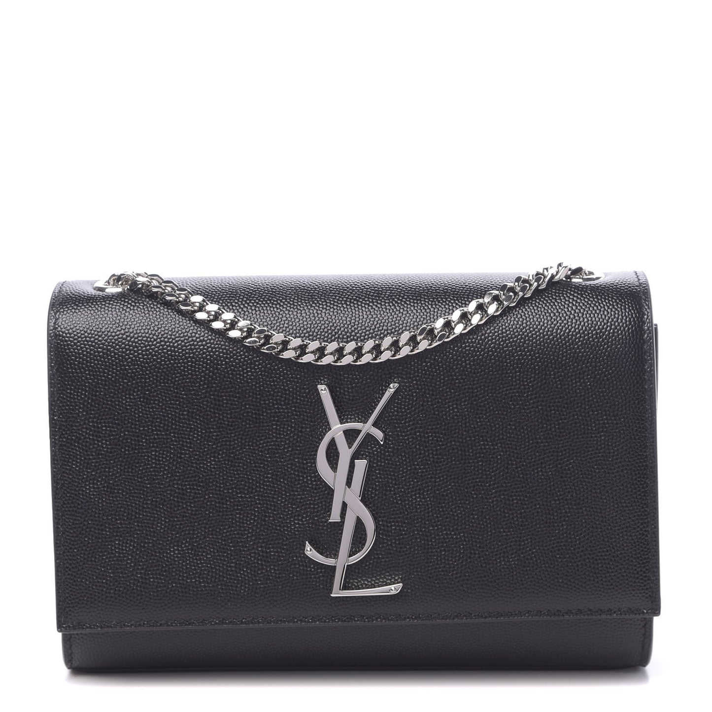 Grain De Poudre Small Monogram Kate Satchel Black