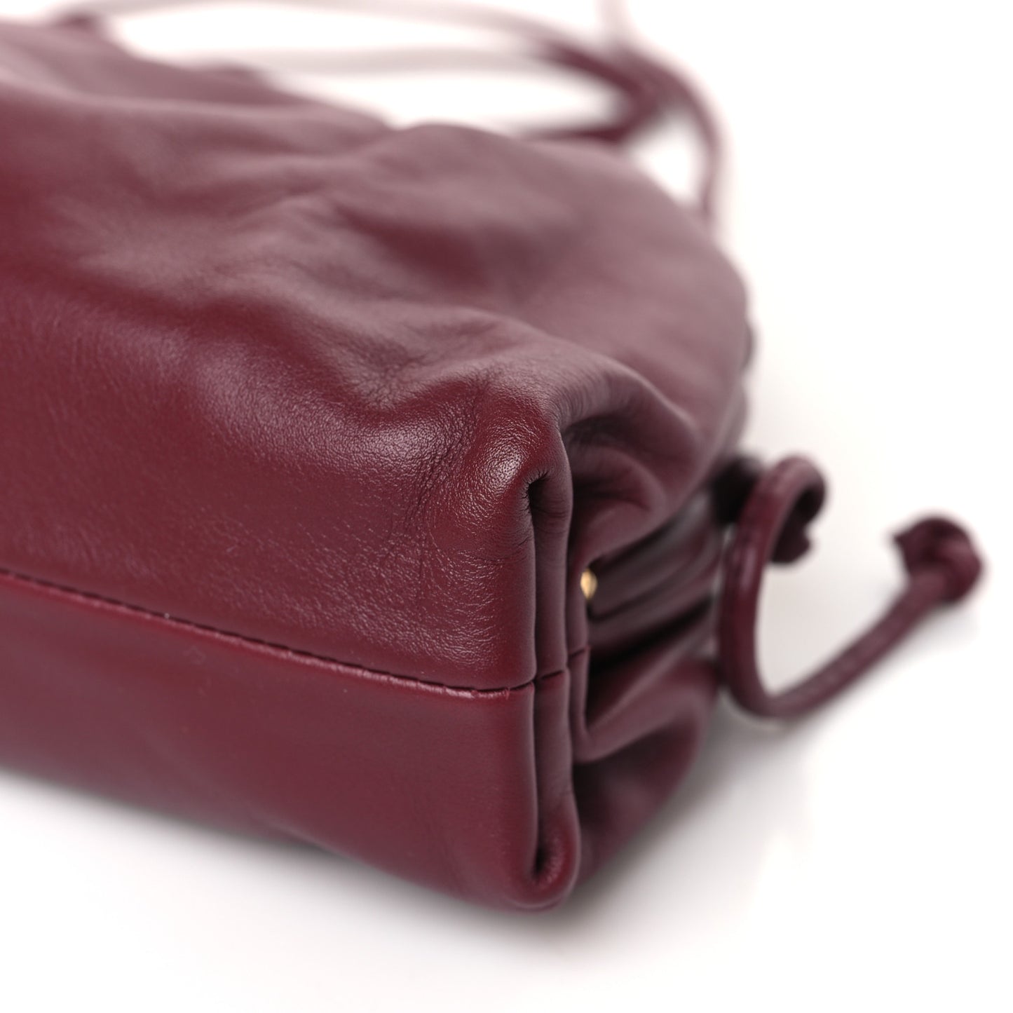 Butter Calfskin The Mini Pouch Bordeaux