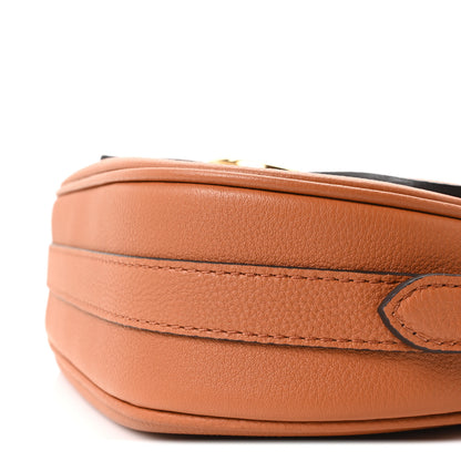 Louis Vuitton Grained Calfskin LV Pont 9 Soft MM Golden Siena 9 of 9