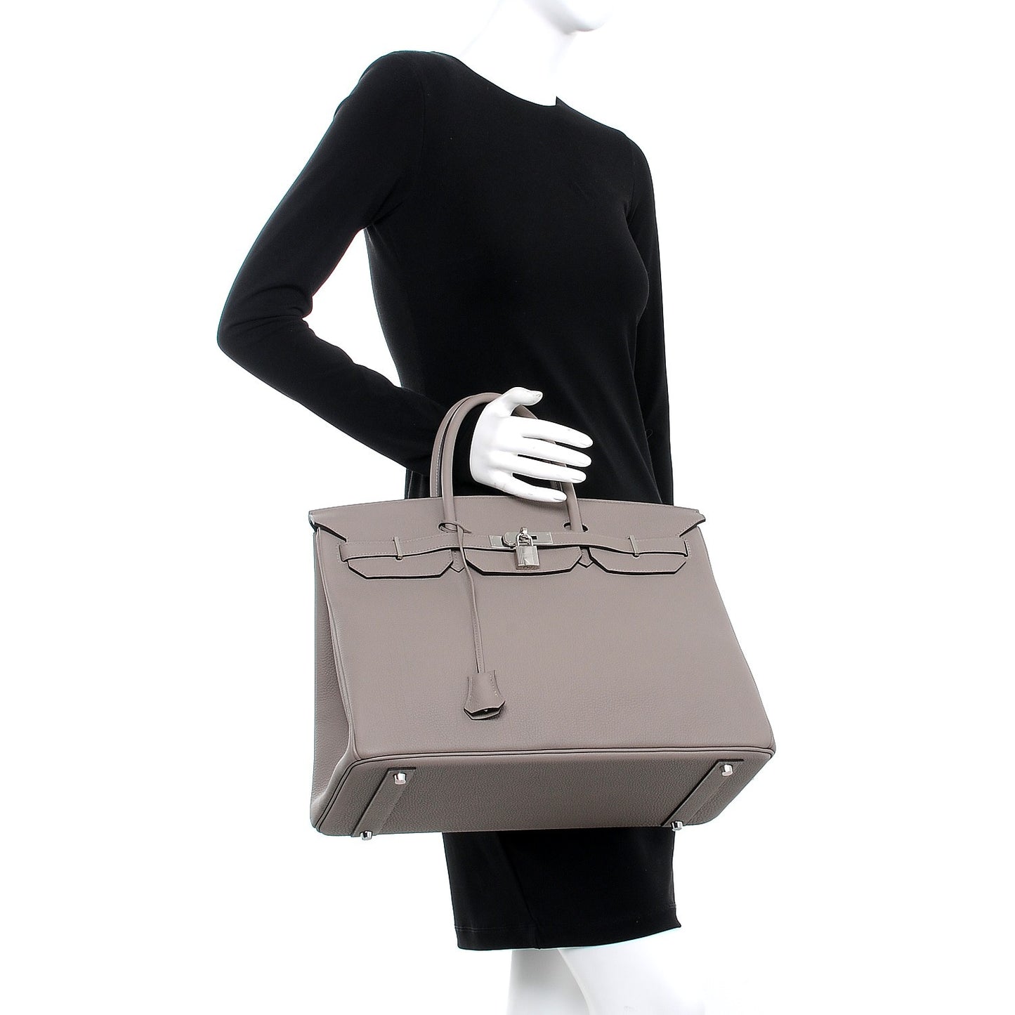 Togo Birkin 40 Gris Asphalte