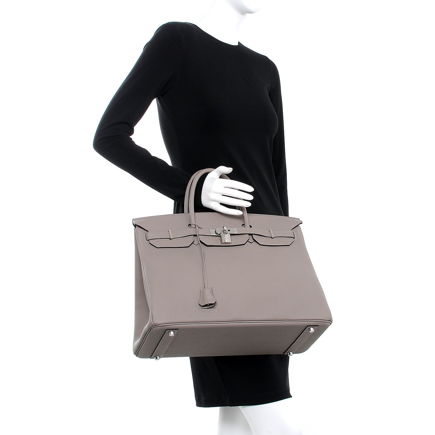 Hermes Togo Birkin 40 Gris Asphalte 2 of 31
