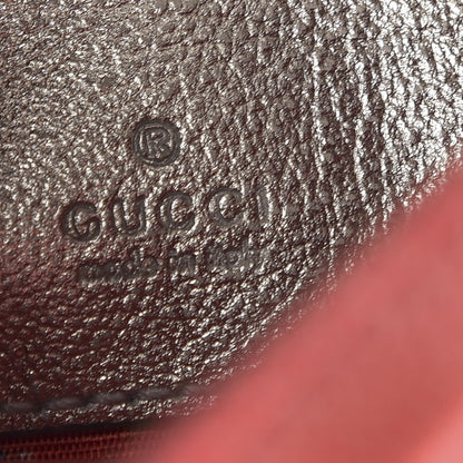 Gucci Laminated Nappa Trapuntata Mini Zumi Dome Shoulder Bag Rosso Marine Argento 7 of 9