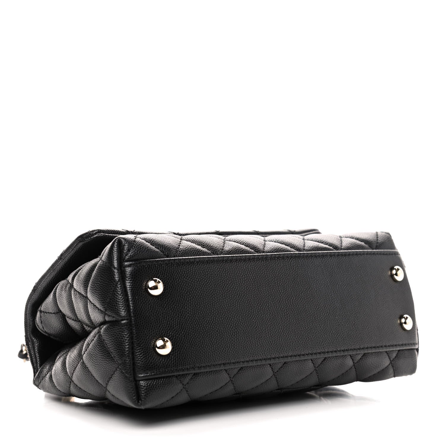 Chanel Caviar Quilted Mini Coco Handle Flap Black 3 of 4