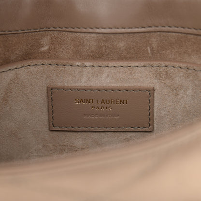 Saint Laurent Satin Quilted Le 57 Diamond Shoulder Bag Mouse 6 of 10