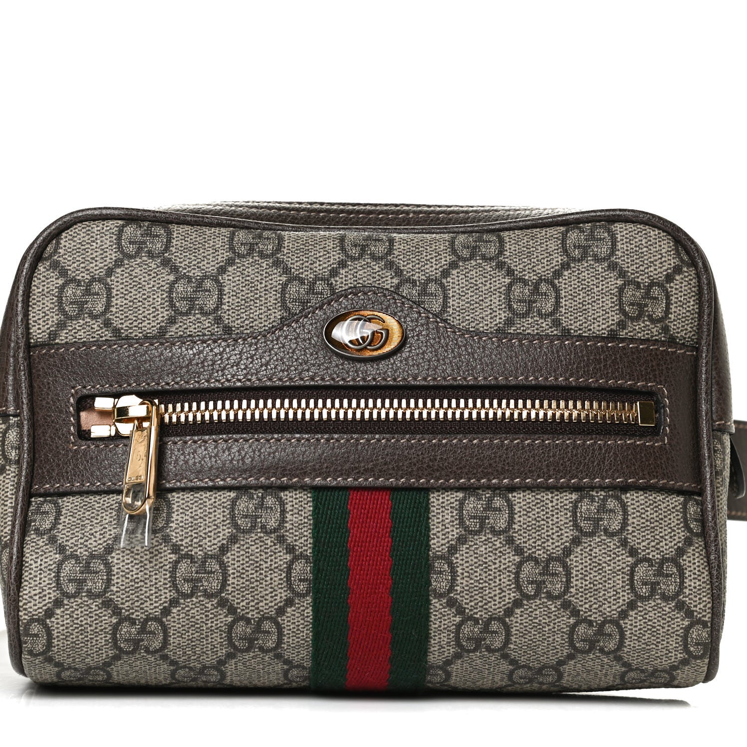 Gucci GG Supreme Monogram Web Small Ophidia Belt Bag 75 30 Dark Brown 8 of 14