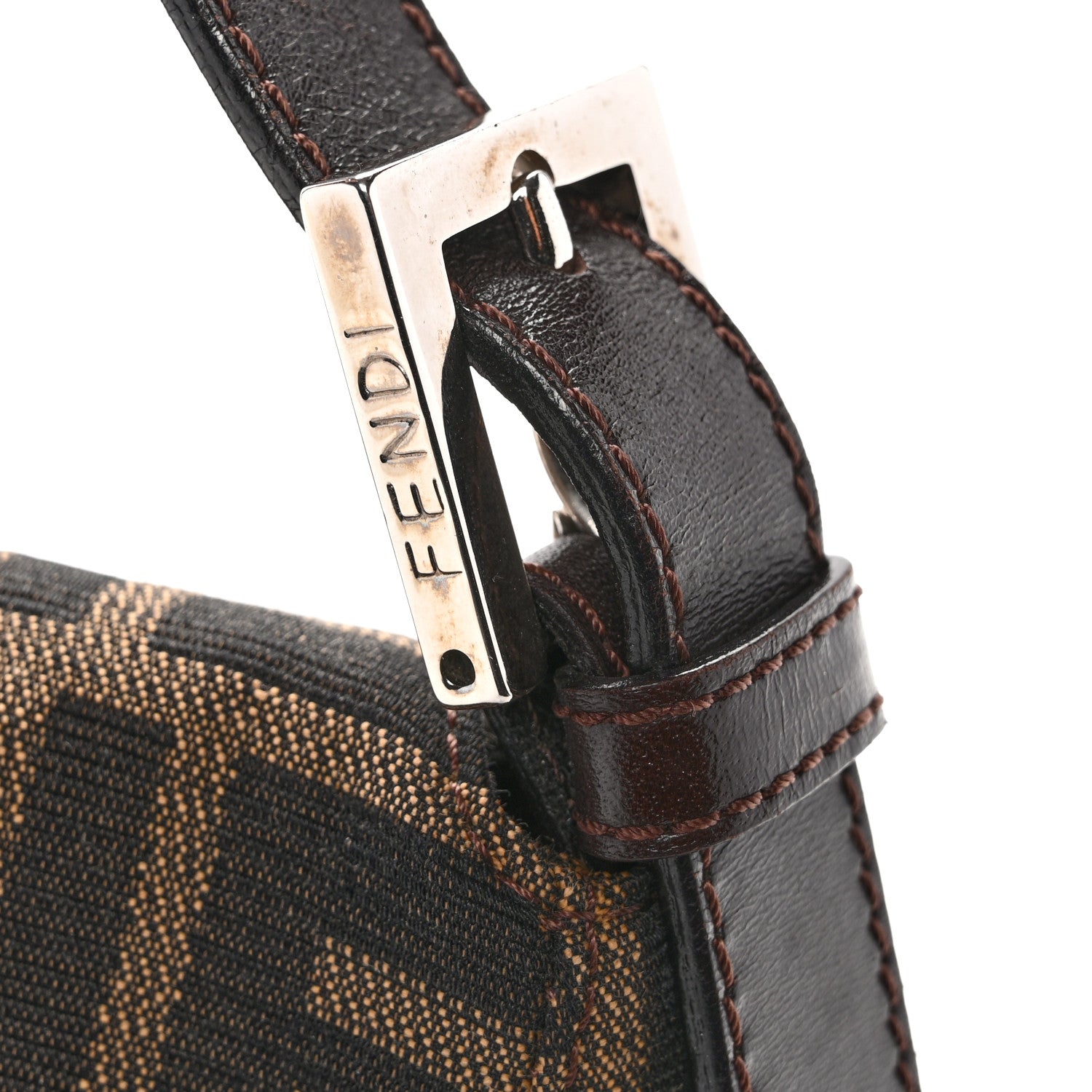 Fendi Zucca Shoulder Bag Tobacco 12 of 14