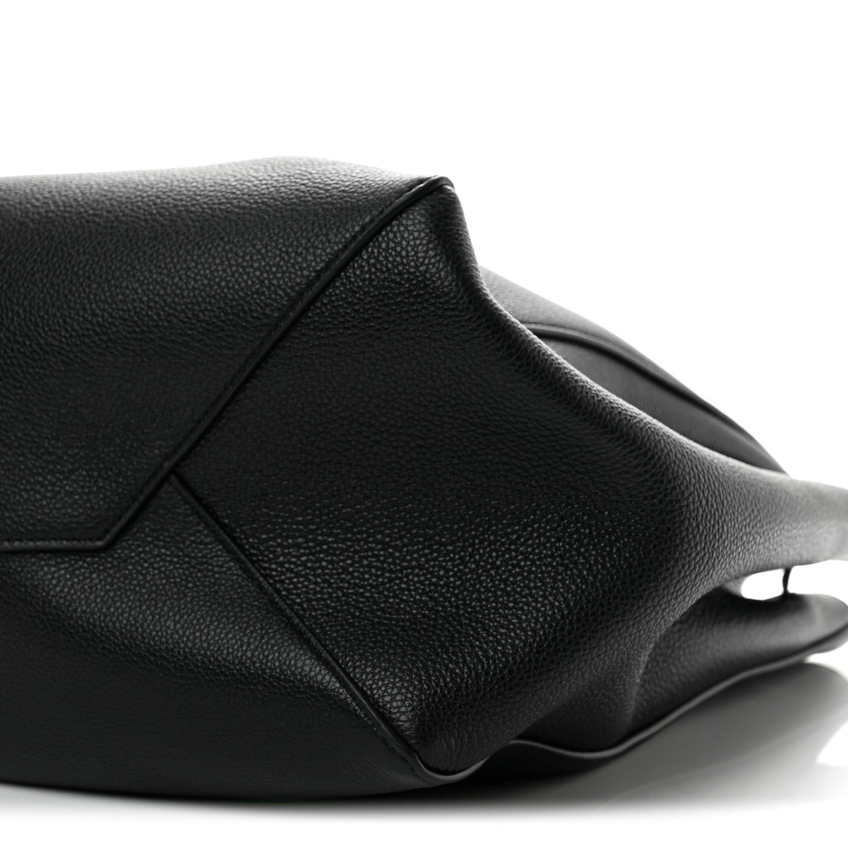 Celine Soft Grained Calfskin Small Belt Cabas Phantom Black 10 of 11