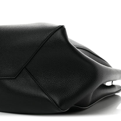 Celine Soft Grained Calfskin Small Belt Cabas Phantom Black 10 of 11