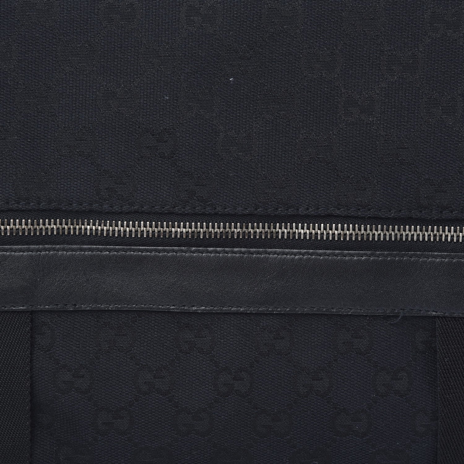 Gucci Monogram Messenger Bag Black 9 of 10