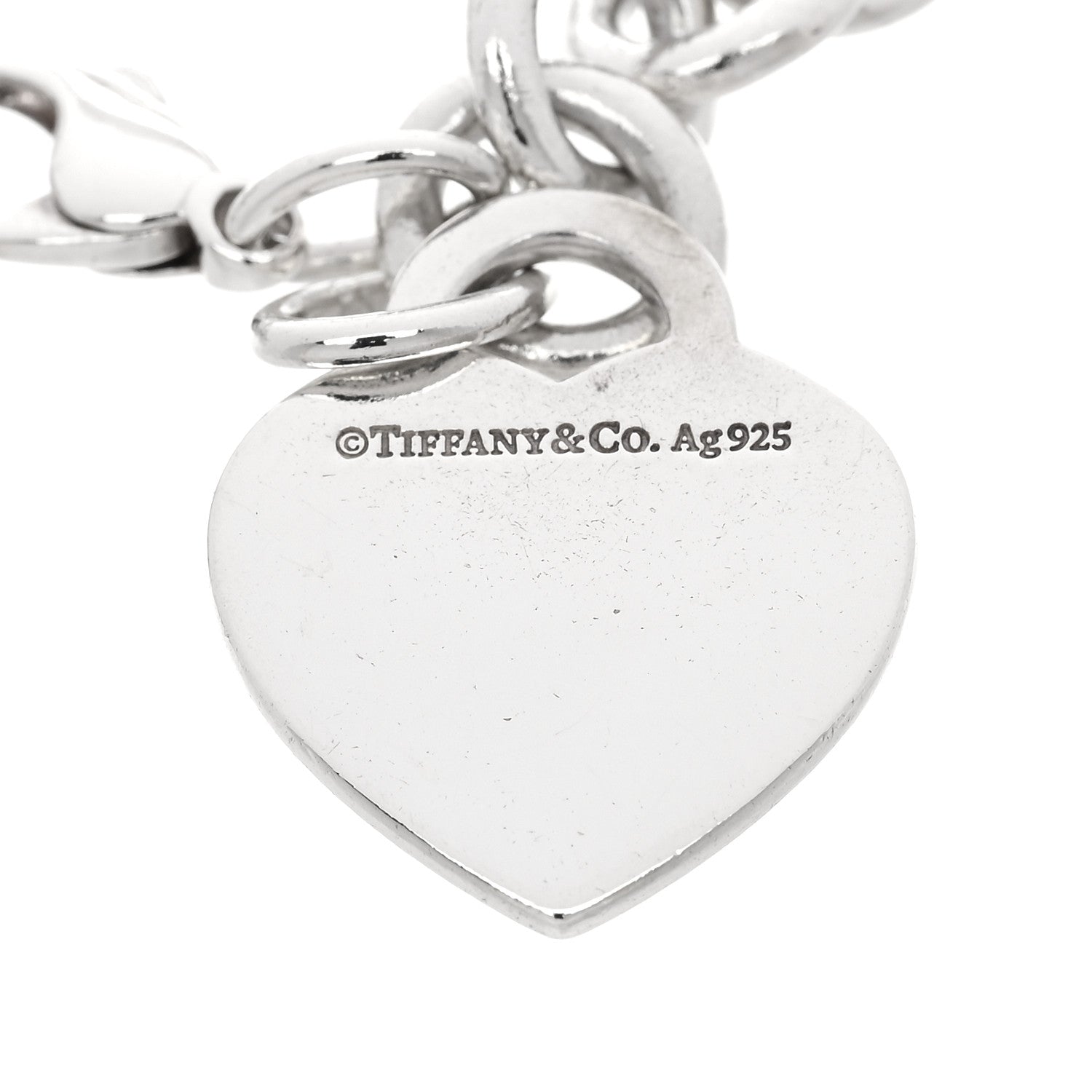 Tiffany Sterling Silver Return to Tiffany Heart Tag Charm Bracelet 5 of 5