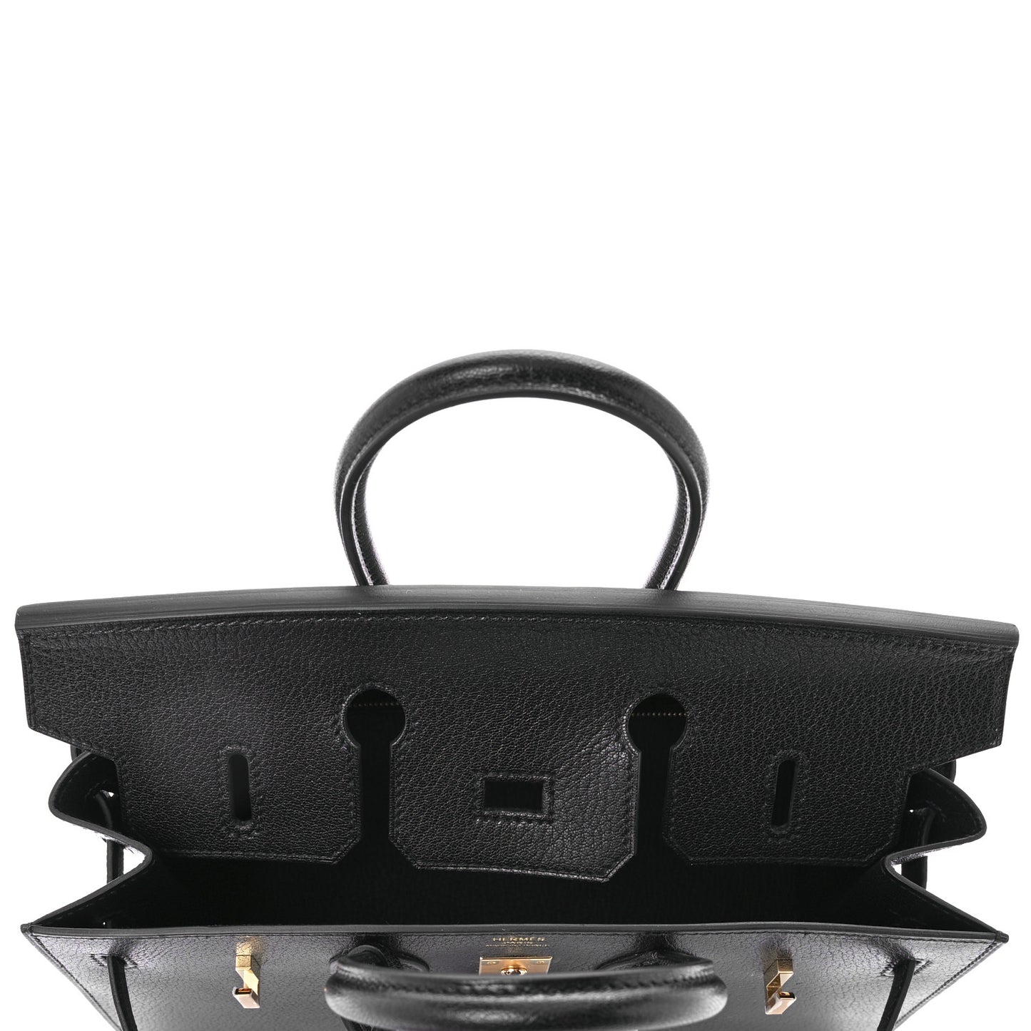 Chevre Chamkila Birkin Sellier 25 Bambou Black