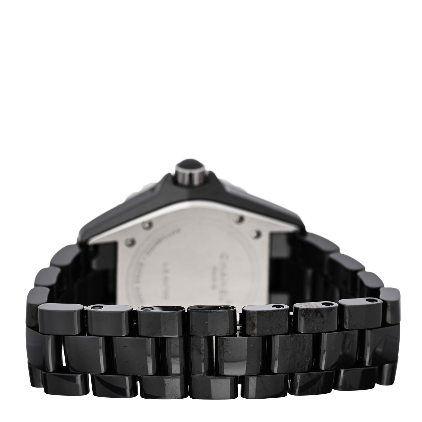 Stainless Steel Ceramic Diamond Pave Bezel 38mm J12 Automatic Watch Black