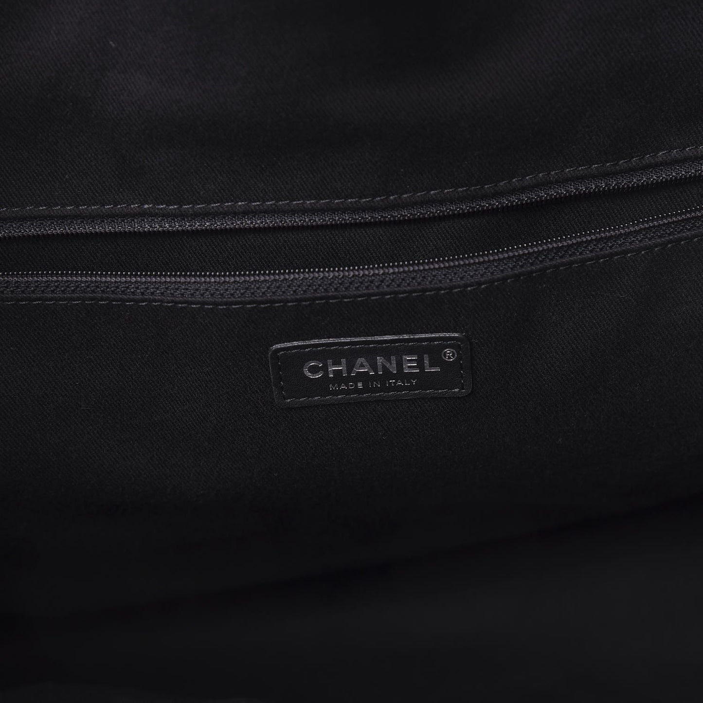 Canvas Extra Large Double Face Shopping Tote Black