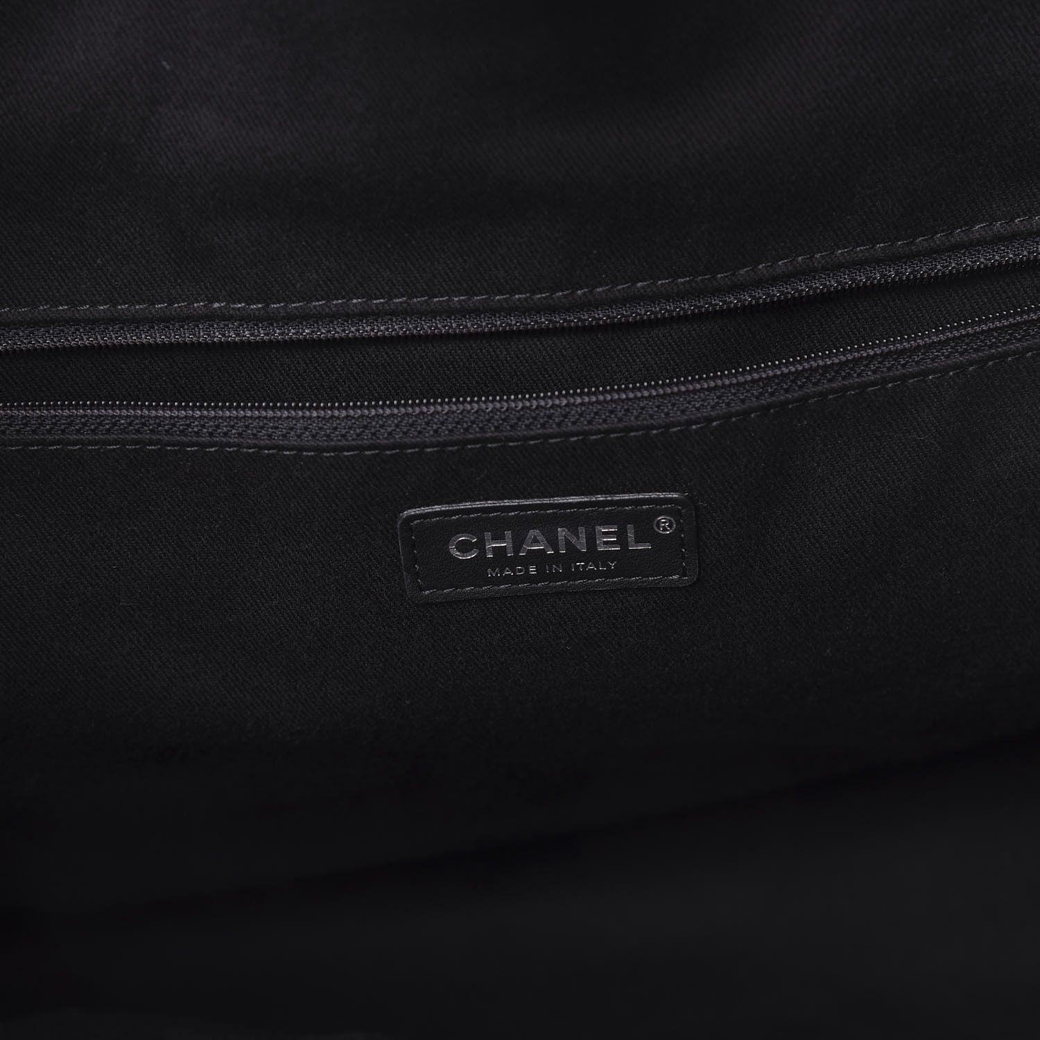 Chanel Canvas Extra Large Double Face Shopping Tote Black 9 of 12