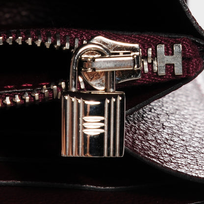 Hermes Chèvre Mysore Kelly Longue Wallet Prune 14 of 15