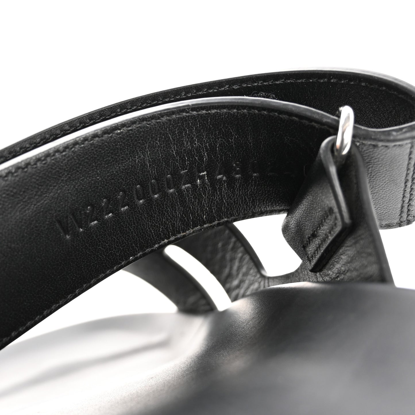 Calfskin Mens Chypre Sandals 43 Black