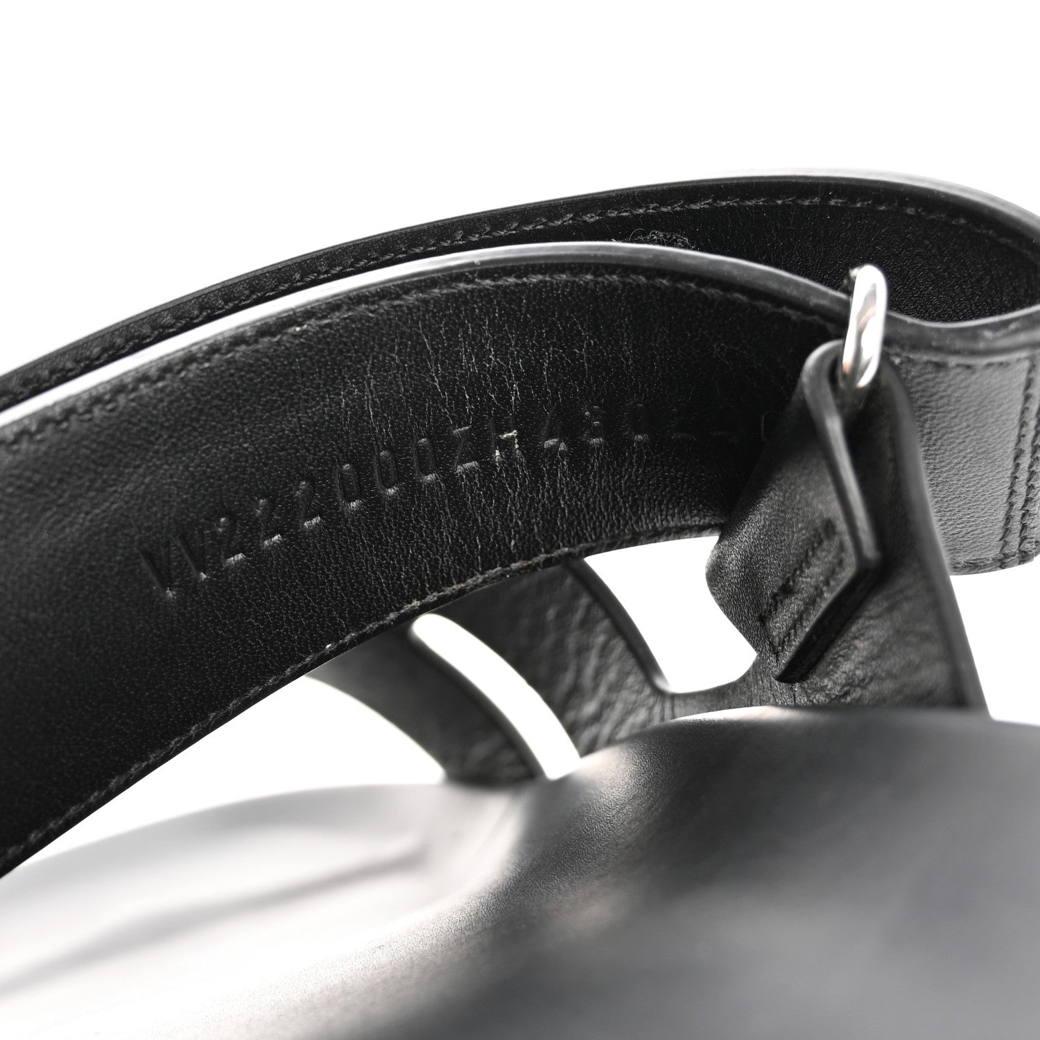 Hermes Calfskin Mens Chypre Sandals 43 Black 9 of 10