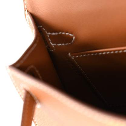 Hermes Epsom Mini Kelly Sellier 20 Gold 7 of 11