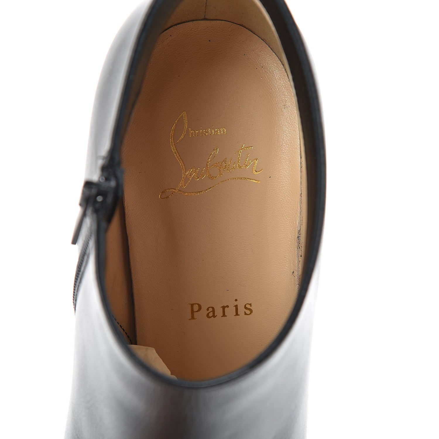 Christian Louboutin Calfskin Gorgona 85 Ankle Boots 39.5 Black 6 of 8