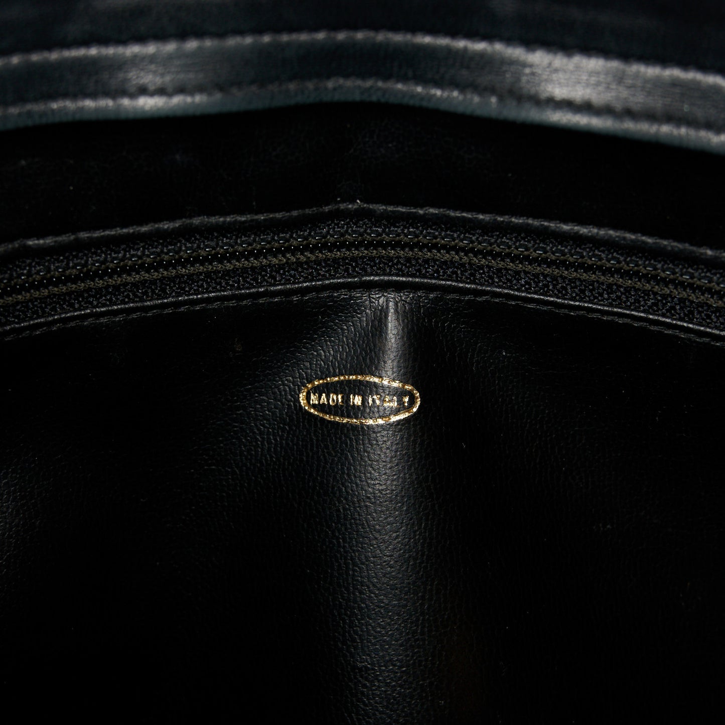 Lambskin Quilted Shoulder Bag Black