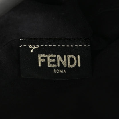 Fendi Vitello Baltico Dolce DotCom Satchel Black Blue Royal 10 of 20