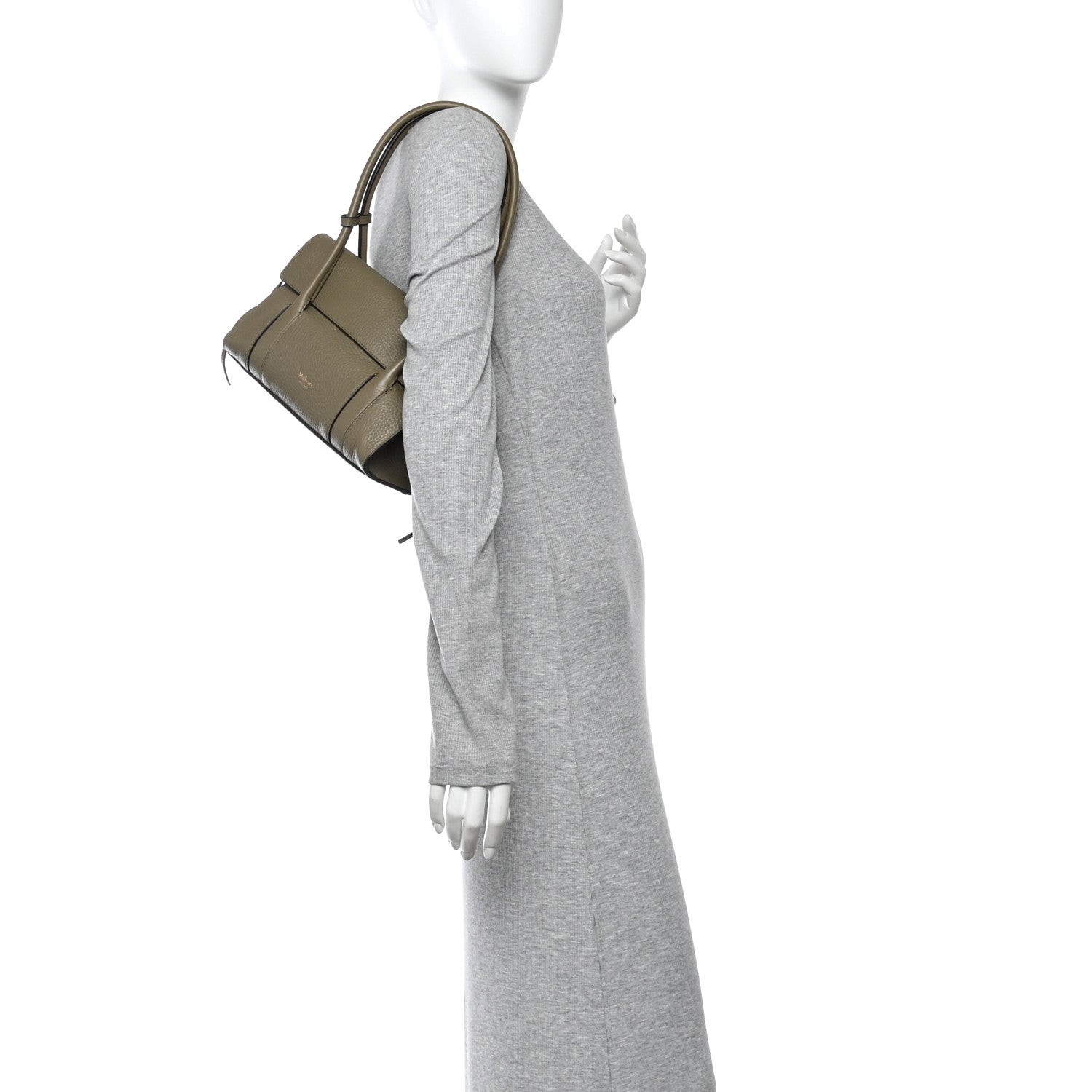 Mulberry Heavy Grain Mini Soft Bayswater Linen Green 2 of 10
