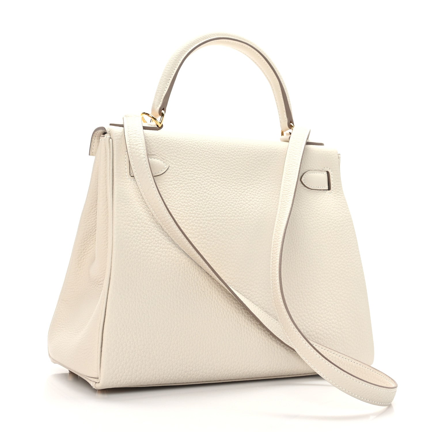 Hermes Togo Kelly Retourne 28 Craie 3 of 10