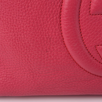 Gucci Pebbled Calfskin Medium Soho Chain Shoulder Bag Pink 16 of 18