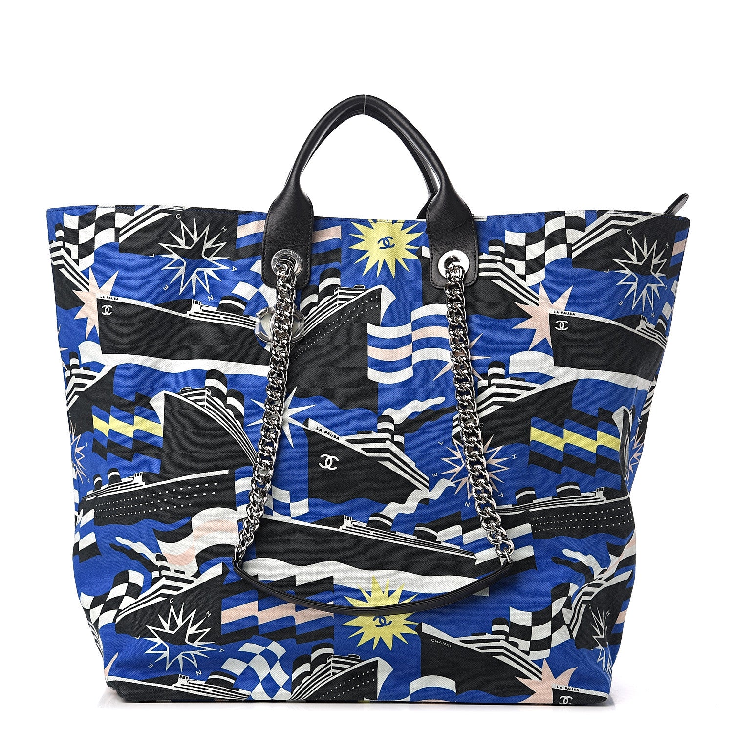 Chanel Canvas Large La Pausa Bay Shopping Bag 1 of 10