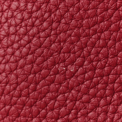 Hermes Taurillon Clemence Double Sens 45 Reversible Tote Rubis Bougainvillea 17 of 19