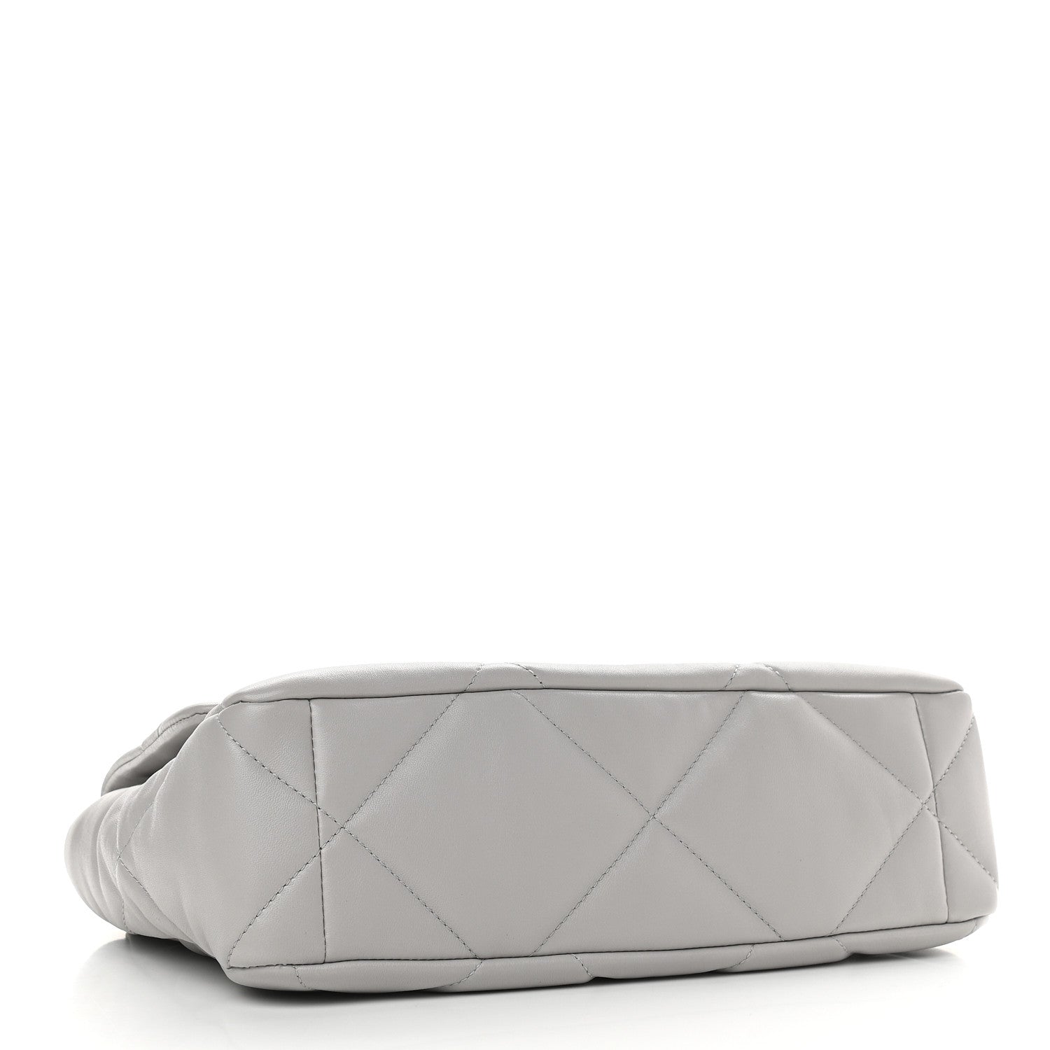 Chanel Lambskin Quilted Large Chanel 19 Flap Grey 4 of 9