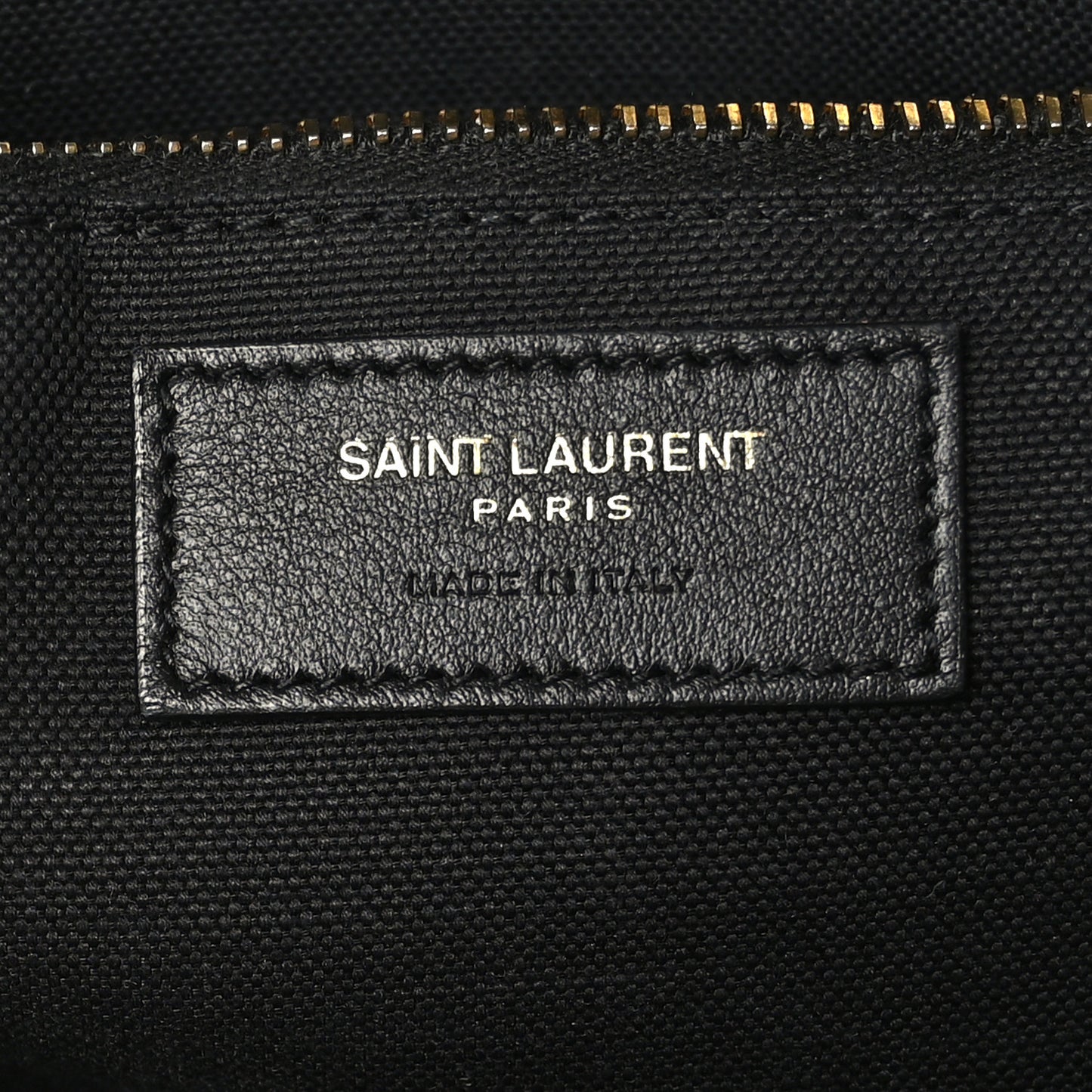 Embroidered Cotton Linen Rive Gauche Noe Tote Natural Black