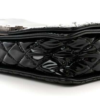 Chanel Patent New Medium Boy Reverso Flap Black 10 of 10