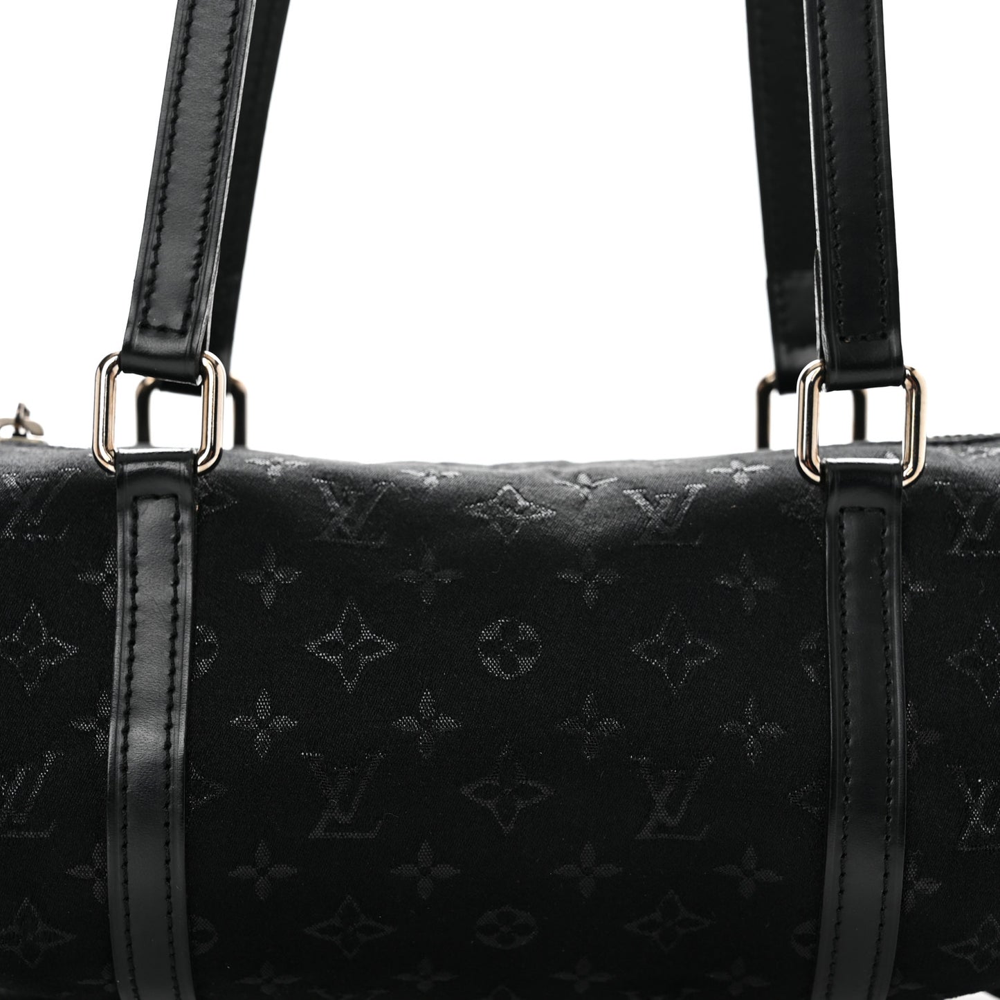 Satin Monogram Mini Papillon Black