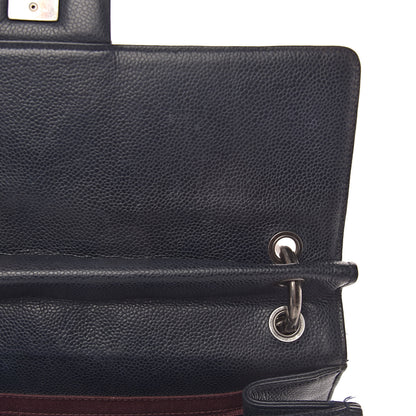 Chanel Caviar Quilted Large Retro Class Flap Dark Navy Blue 10 of 16
