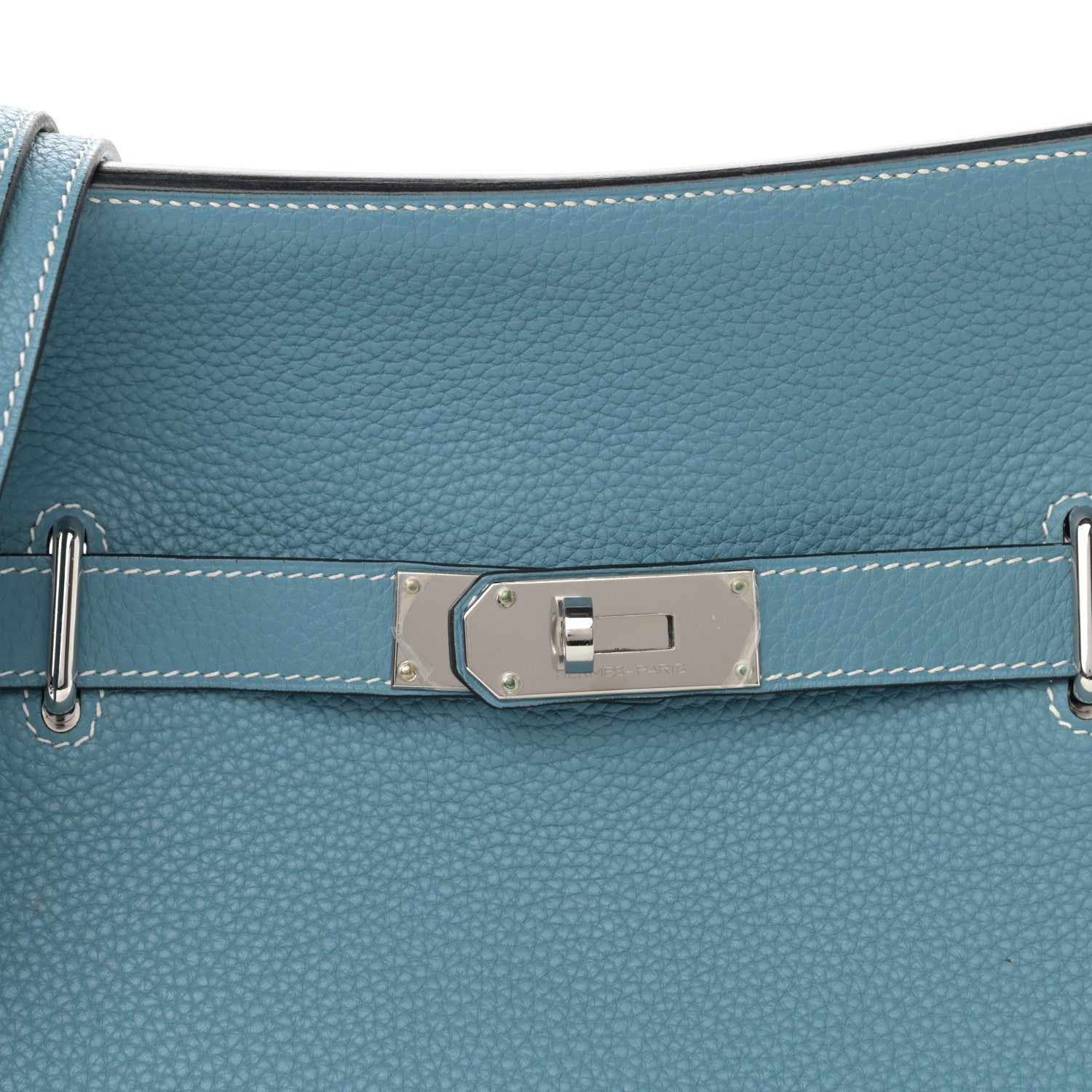 Hermes Taurillon Clemence Jypsiere 34 Blue Jean 7 of 11