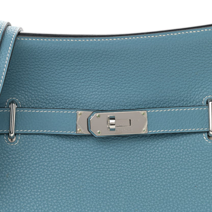 Hermes Taurillon Clemence Jypsiere 34 Blue Jean 7 of 11